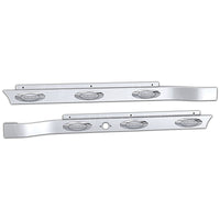 Panelite - Peterbilt 589 Block Heater Cab Panels (3 x M1 Amber/Clear LED Lights)