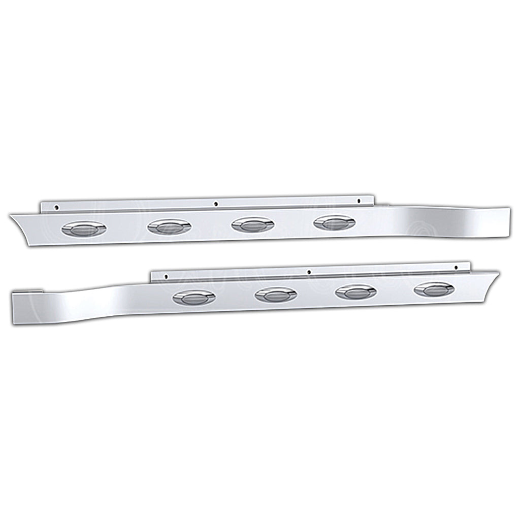 Panelite - Peterbilt 589 Cab Panels (4 x M5 Amber/Clear LED Lights)