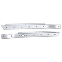 Panelite - Peterbilt 589 Block Heater Cab Panels (8 x 3/4" Round Amber/Clear LED Lights)