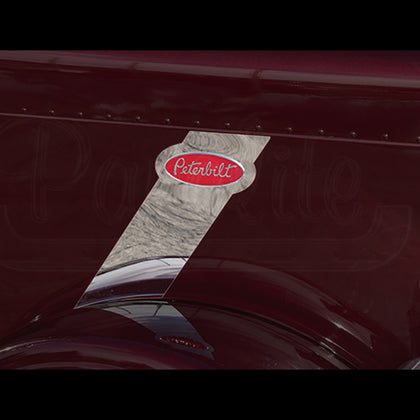 Panelite - Peterbilt 589 Stainless Steel Emblem Accent