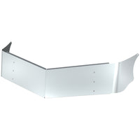 Valley Chrome - Peterbilt 589 Low Roof (2024-New), 12" Stainless Steel Drop Visor