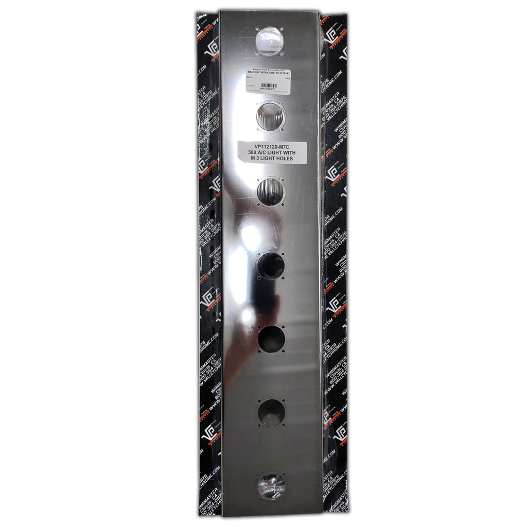 Valley Chrome - Peterbilt 589 Front Air Cleaner Mount w 7 X M3 Light Holes