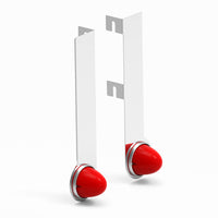 Shift Products - Kenworth W900 Single-Face Rear Watermelon Air Cleaner Bars