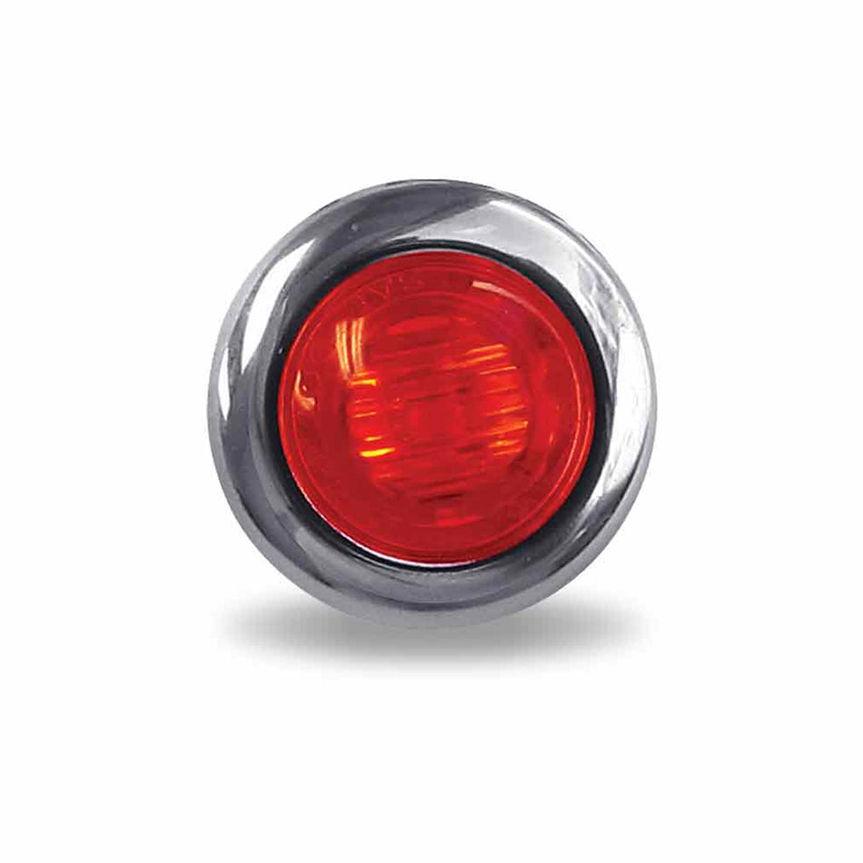 Trux - 3/4″ Red/Red Marker Round LED Light – 3 Diodes
