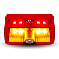 Oval USA Flag Projector 13 Diode LED Door Light for Peterbilt/Kenworth Driver Side