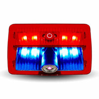 Oval USA Flag Projector 13 Diode LED Door Light for Peterbilt/Kenworth Driver Side