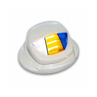 White Courtesy & Amber/Blue Marker Auxiliary Mini Step LED Light w KW OE Plug