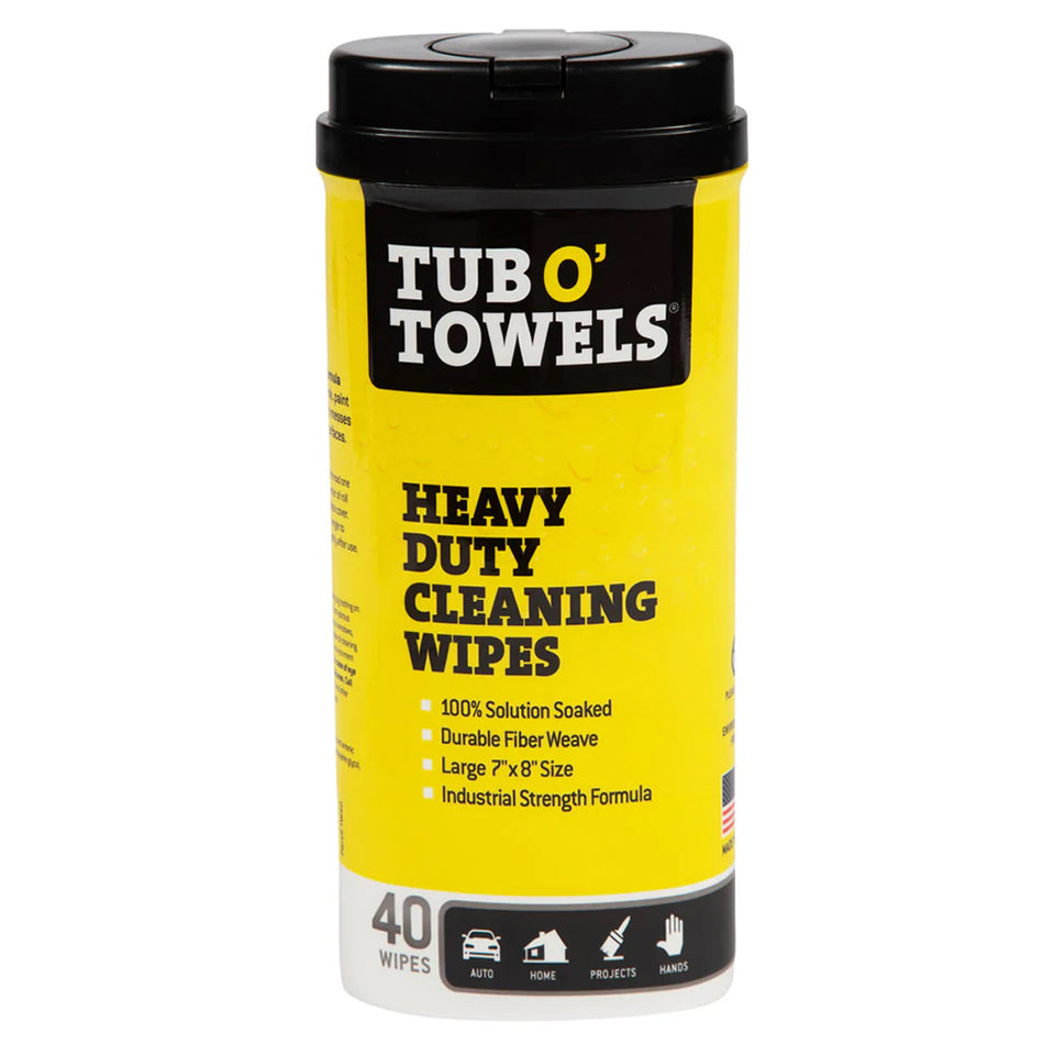 Tub O' Towels® Heavy Duty Cleaning Wipes (40ct.)