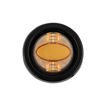 Buyers - 2" Round Recessed Combo Marker/Strobe Light (Amber/Amber)