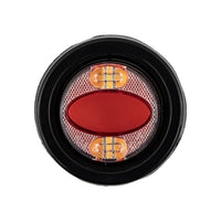 Buyers - 2.5" Round Recessed Combo Marker/Strobe Light (Red/Amber)