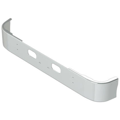 Valley Chrome - Kenworth T300 10GA Steel 13" Set Forward Axle Bumper with Bolt & Hitch Holes