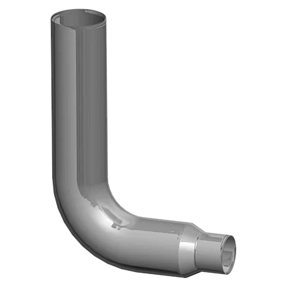 Lincoln Industries - 7" Reduced to 5" 90 Degree Seamless Chrome Constellation Exhaust Elbow