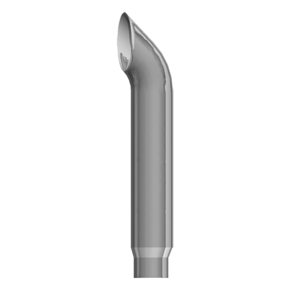 7" X 36" West Coast Curve Chrome Plated Exhaust Stack Reduced to 5" O.D.