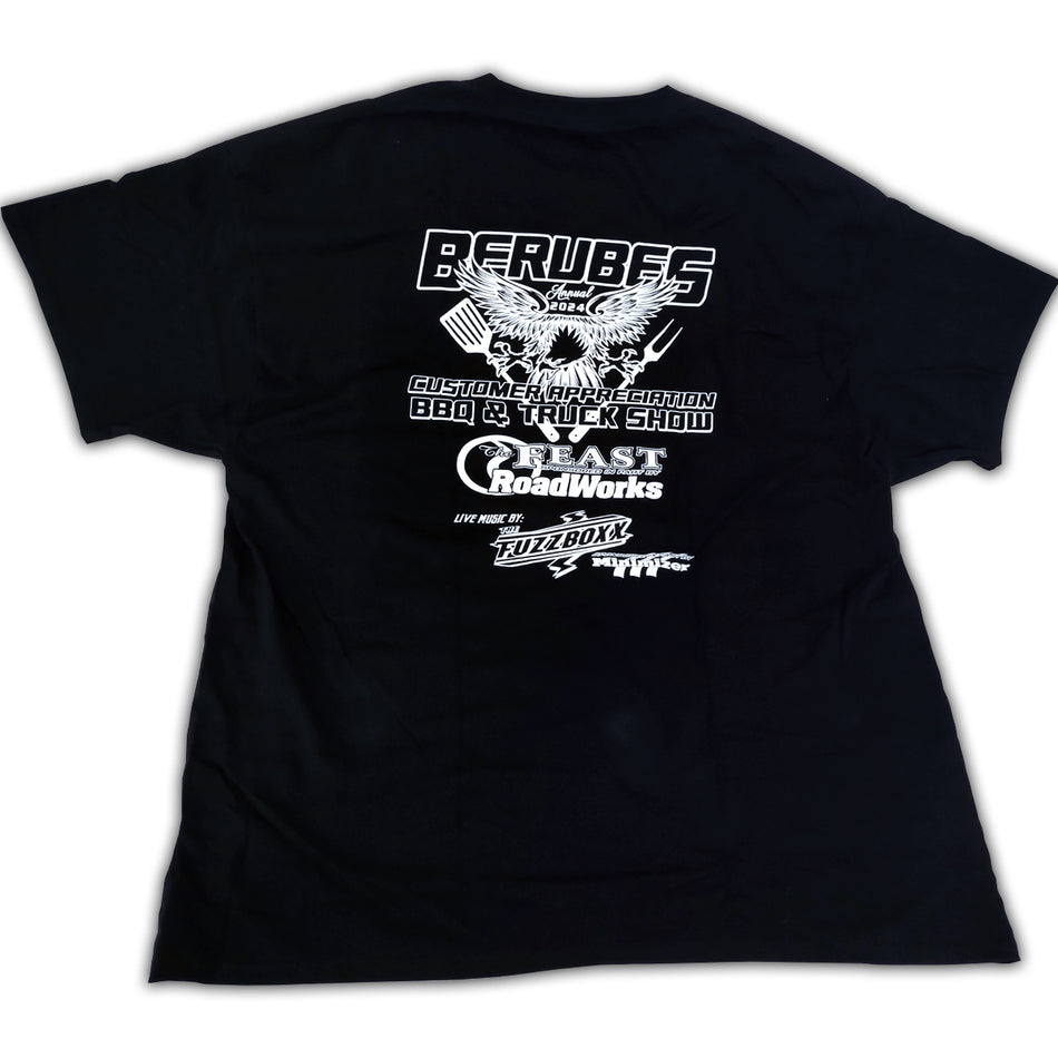 Berube's 2024 Truck Show & BBQ T-Shirt (Various Sizes)