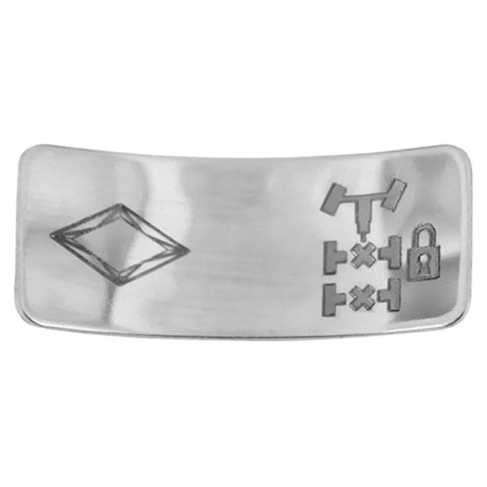 Rockwood Stainless Steel Horizontal Switch Cover Full Locking Differential Engravings