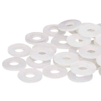 Valley Chrome - White Nylon Washers (25 pc.)