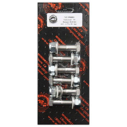 Valley Chrome - Universal Bumper Hex Bolt (6 pc.)