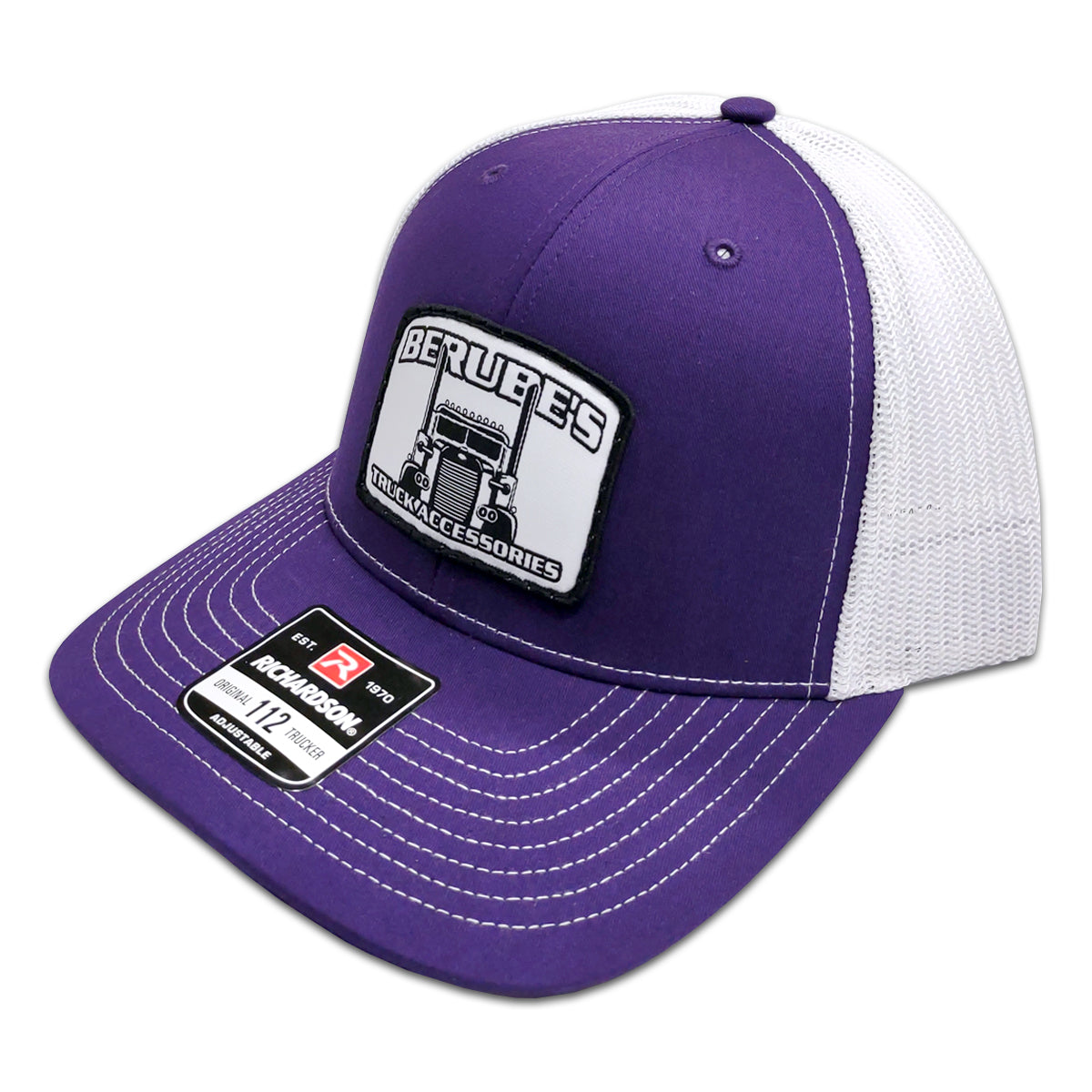 Berube's - "112 Style" Snapback Trucker Hat (Multiple Colors) - Berube's Truck Accessories