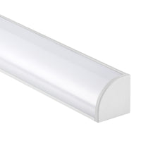 Maxxima - 18" Long 45 Degree Rigid White Linear Interior Strip Light