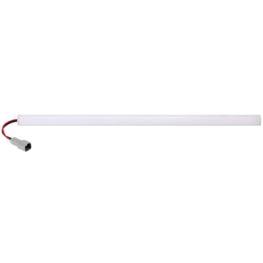 Maxxima - 48" Long 45 Degree Rigid White Linear Interior Strip Light