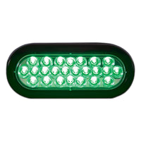 6" Quad Flash Oval LED Recessed Strobe Light Series