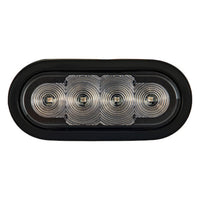 6" Quad Flash Oval LED Recessed Strobe Light Series