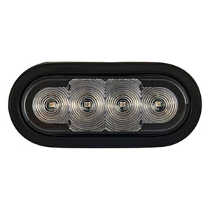6" Quad Flash Oval LED Recessed Strobe Light Series
