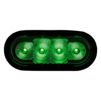 6" Quad Flash Oval LED Recessed Strobe Light Series