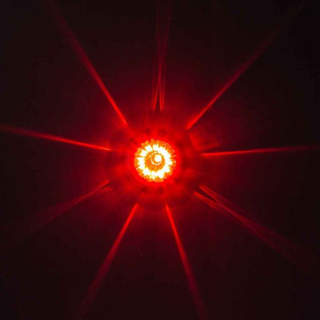 Red Stop, Turn & Tail Star-Burst Watermelon LED Light – 19 Diodes - Berube's Truck Accessories