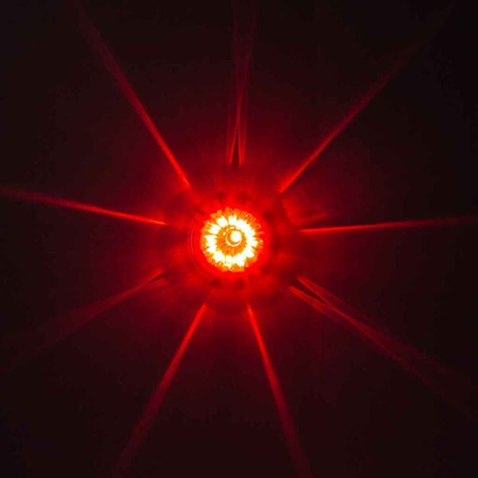 Red Stop, Turn & Tail Star-Burst Watermelon LED Light – 19 Diodes - Berube's Truck Accessories