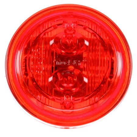 30 Series, Low Profile, LED, Yellow or Red Round, 6 Diode, Marker Clearance Light, PC, Fit 'N Forget M/C, 12V - Berube's Truck Accessories