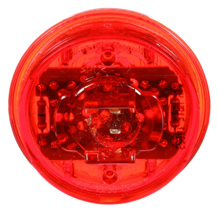 30 Series, Low Profile, LED, Yellow or Red Round, 6 Diode, Marker Clearance Light, PC, Fit 'N Forget M/C, 12V - Berube's Truck Accessories