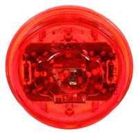 30 Series, Low Profile, LED, Yellow or Red Round, 6 Diode, Marker Clearance Light, PC, Fit 'N Forget M/C, 12V