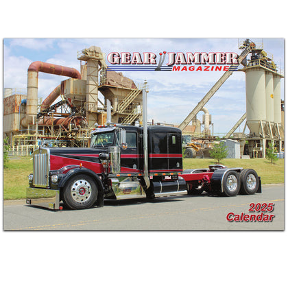 2025 Gear Jammer Magazine 13 Month Calendar