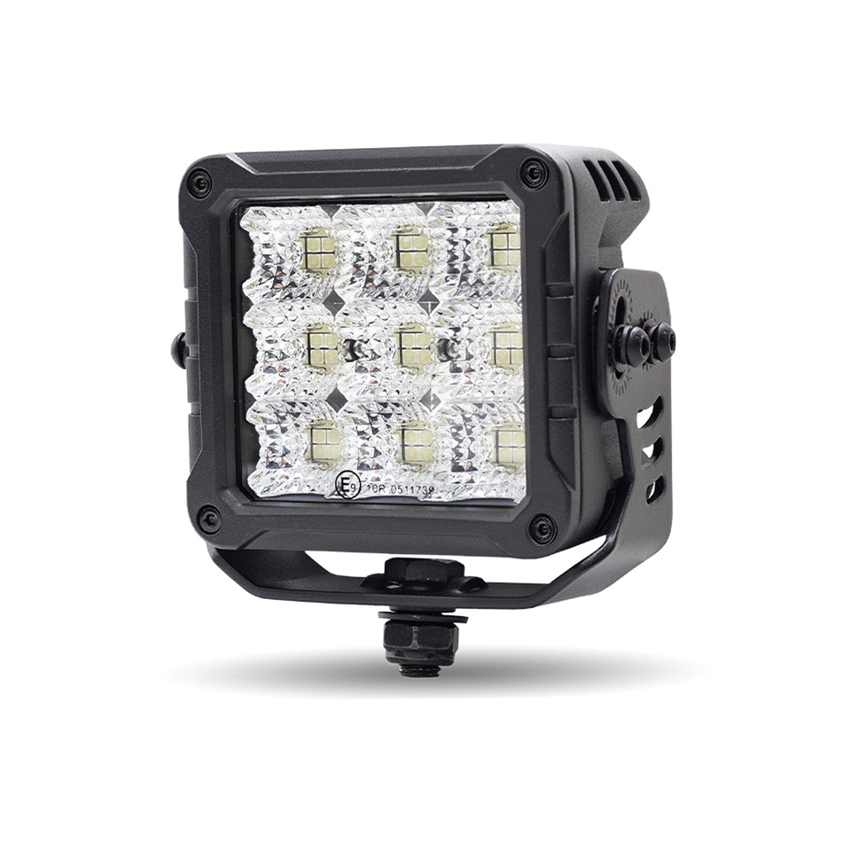 Trux - 4.3″ High Powered Series Square LED Work Lamp (Flood Beam/23,000 Lumens)