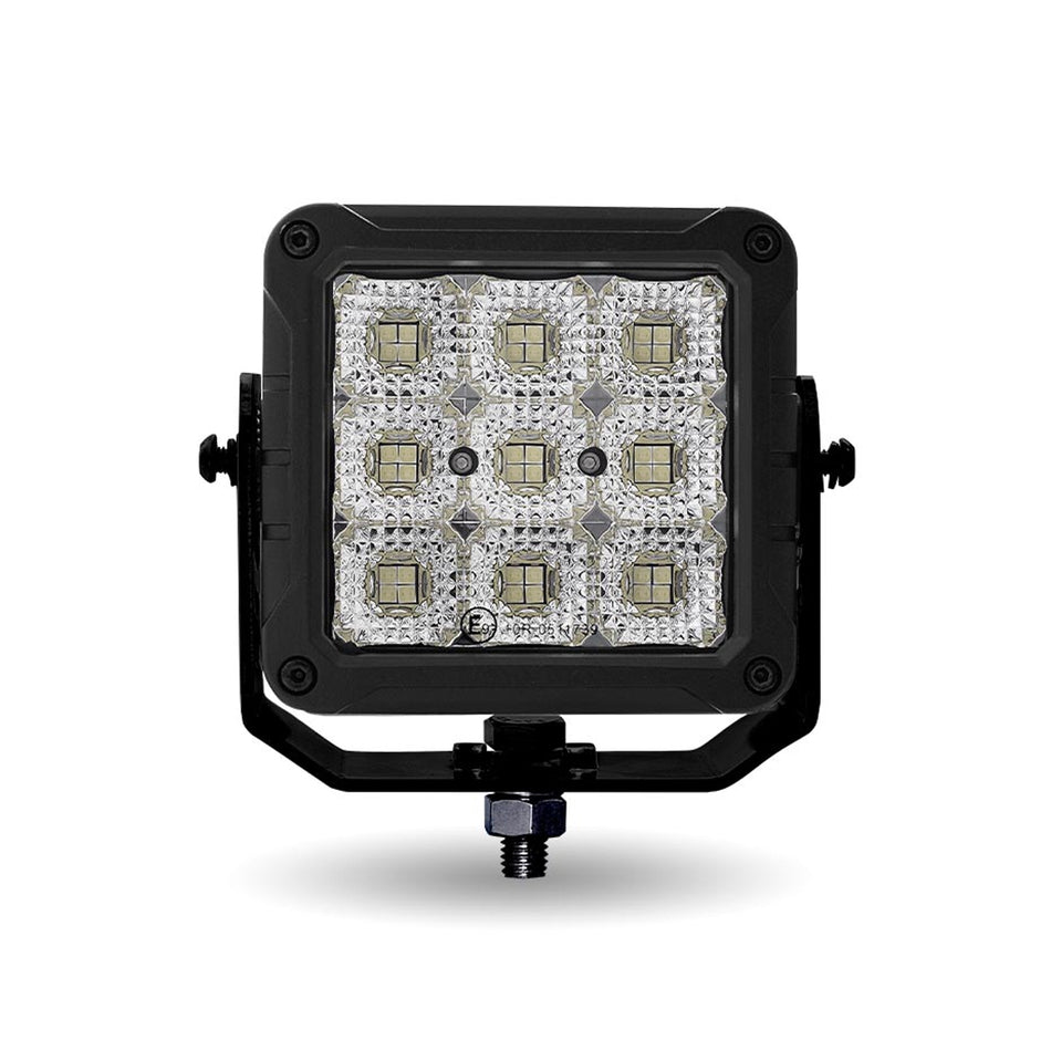 Trux - 4.3″ High Powered Series Square LED Work Lamp (Flood Beam/23,000 Lumens)