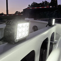 Trux - 4.3″ High Powered Series Square LED Work Lamp (Flood Beam/23,000 Lumens)