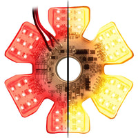 Grand General - Ultra Thin Hex Air Cleaner Dual Color LED Light (Multiple Color Options)