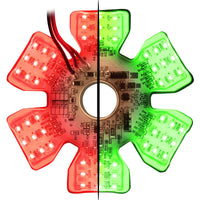 Grand General - Ultra Thin Hex Air Cleaner Dual Color LED Light (Multiple Color Options)