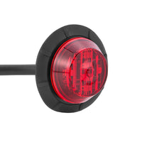 1.25" Round P2/P3/PC2 Clearance Marker Light - Amber, Red or White LEDs (Amber, Red or Clear Lens)