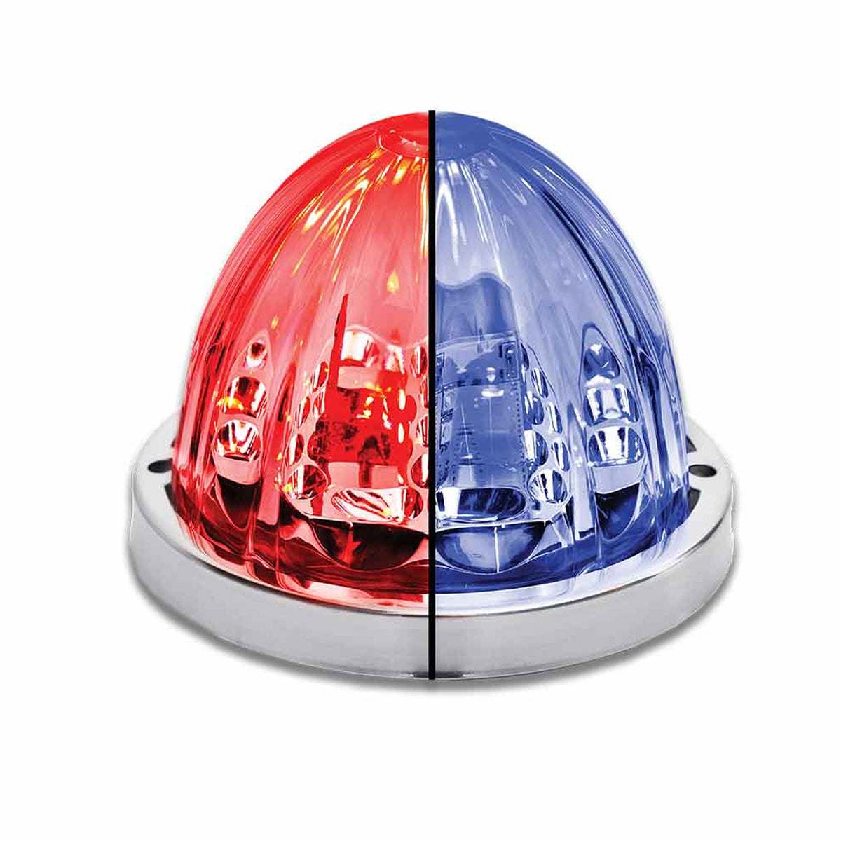 Trux - Starburst Watermelon Dual Revolution 19 Diodes LED Light (Various Colors) - Berube's Truck Accessories
