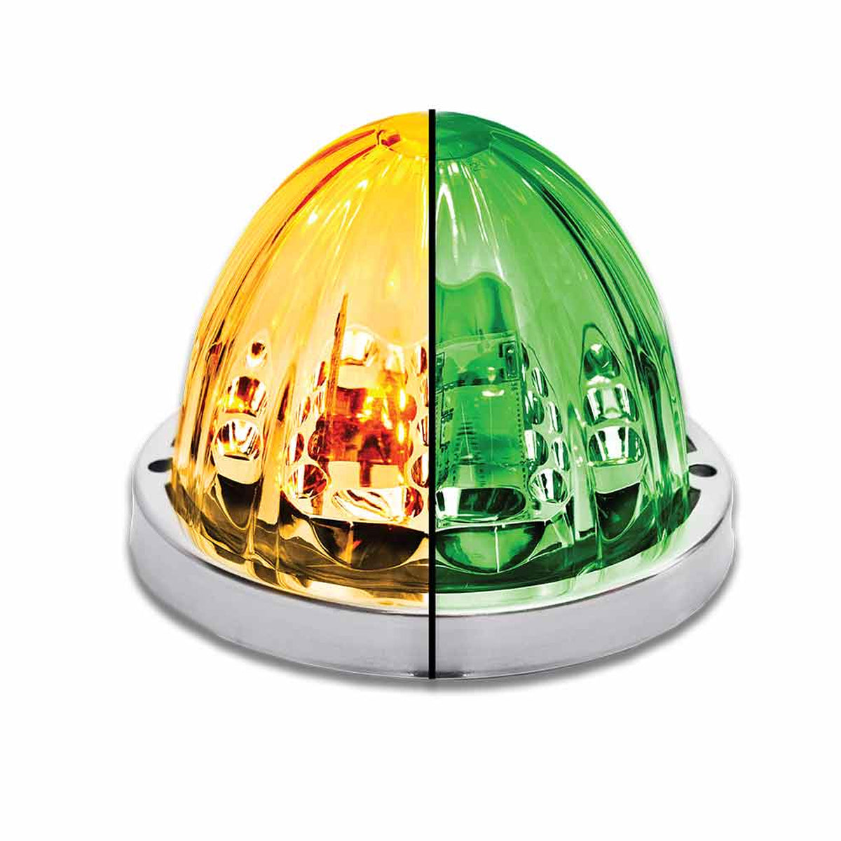 Trux - Starburst Watermelon Dual Revolution 19 Diodes LED Light (Various Colors) - Berube's Truck Accessories
