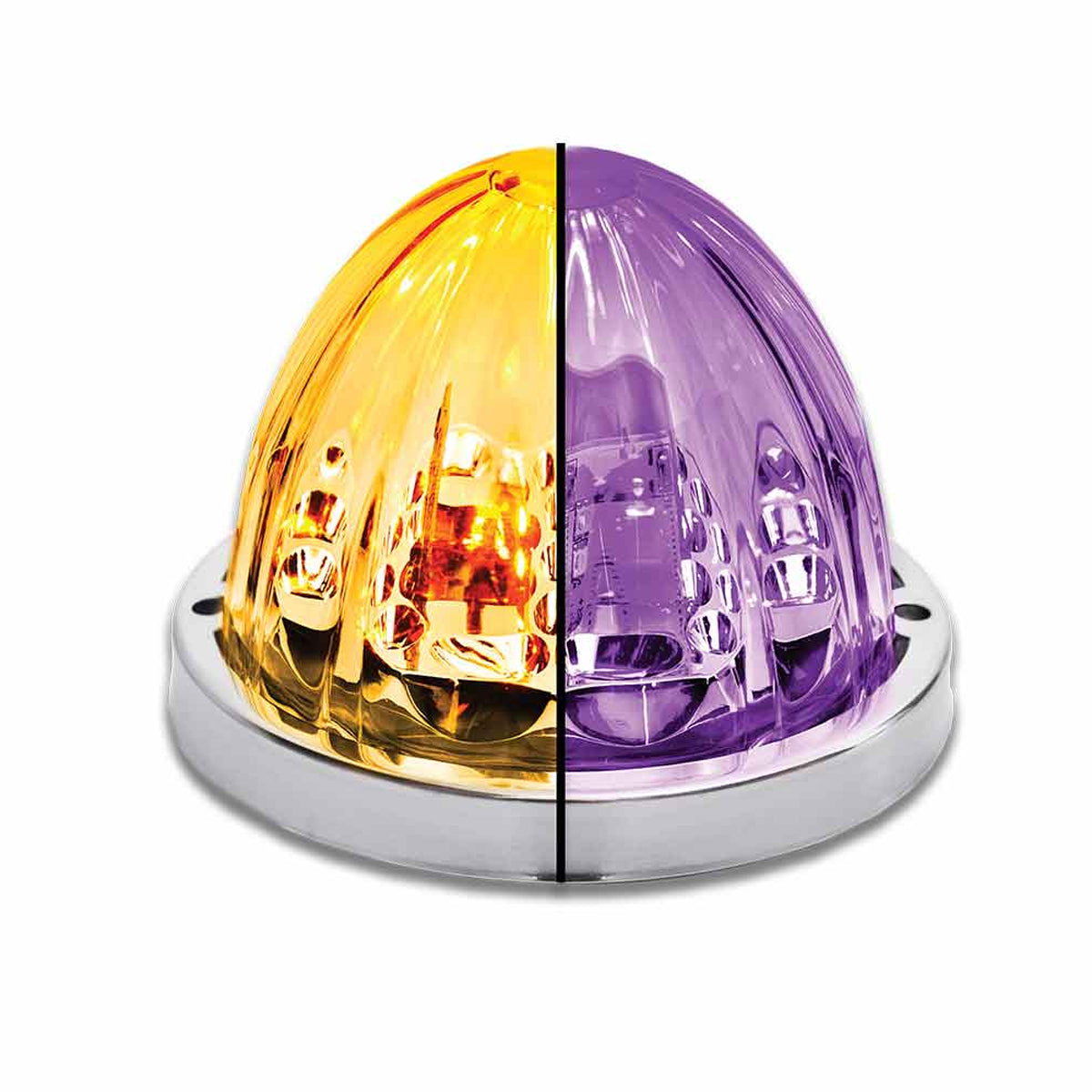 Trux - Starburst Watermelon Dual Revolution 19 Diodes LED Light (Various Colors) - Berube's Truck Accessories