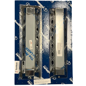 "Switchblade" 14.5" Tall Firewall Light Bars w/32 Bullseye/Button 3/4" Light Holes (Pair)