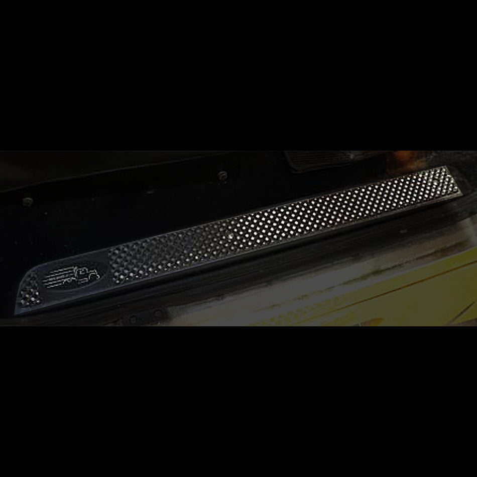 Peterbilt 379 Pyramid - Crown Cut - Diamond Series Door Sills (Aluminum or Black Finish)