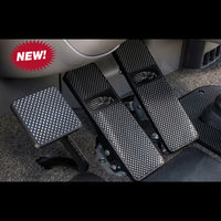 85'-93' Peterbilt 359 Pyramid Diamond Series (Fine Cut) Aluminum or Black Billet Pedal Set