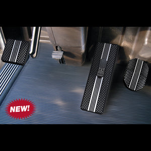 07'-Current Kenworth T700, T800 & W900 Pyramid (Fine Cut) Diamond Series Billet Pedals (Aluminum or Black Finish)