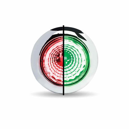 3/4″ Red Marker to Green Auxiliary Round Reflector LED Light – 1 Diode