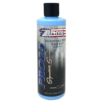 Zephyr Polishes - PRO 25 "Easy Kut" Liquid Metal Polish (32 Oz. Bottle or a Case of 9 Bottles)