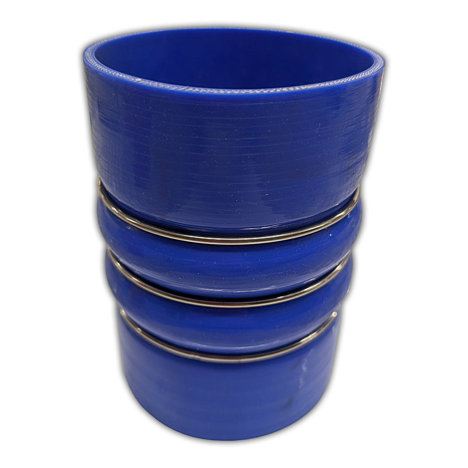 Grand Rock - Silicone Charge Cooler or Heater Hose - Blue (Cold Side) or Red (Hot Side) @ 4" x 6"